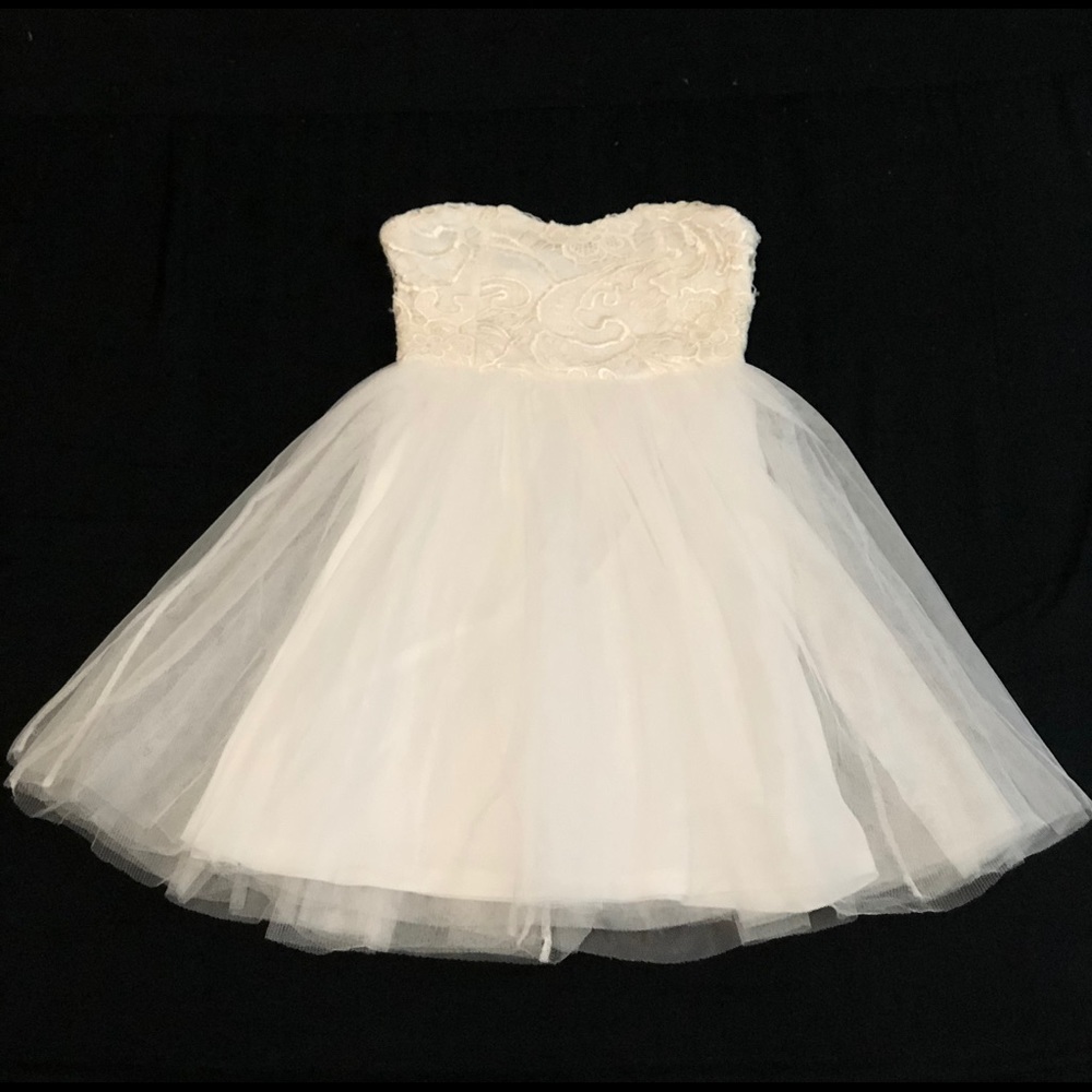 Mini fluffy dress